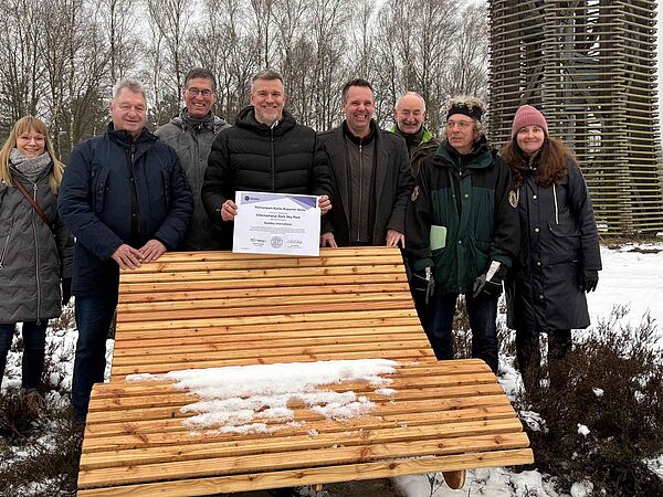 Gruppenfoto am Heideturm