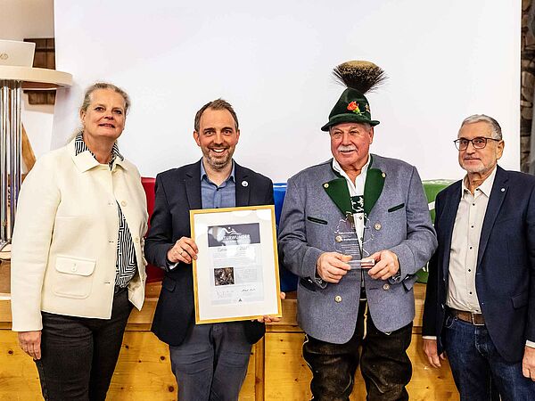 Preisverleihung Naturwunder 2025 - Die Breitachklamm in der Alpenrose in Tiefenbach.