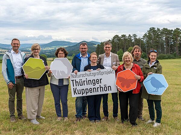 Gruppenfoto in der Kuppenrhön